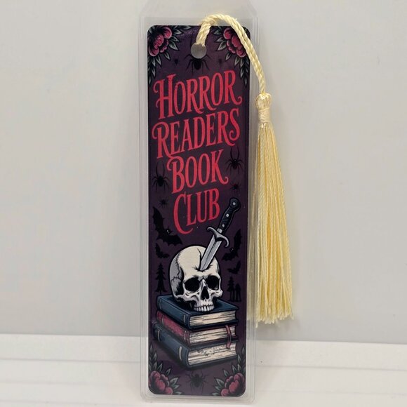 3 Horror Book Themed Bookmarks - Picture 2 of 3